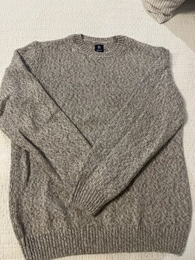 Boggi Milano Men's Crewneck Sweater in Light Gray